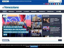 Tablet Screenshot of elvenezolano.com